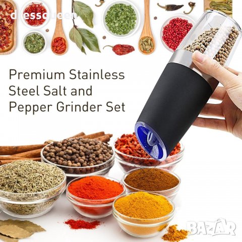 2527 Мелничка за пипер с автоматичено включване при накланяне, снимка 9 - Аксесоари за кухня - 28487963