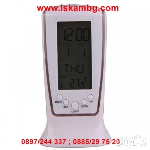 Часовник , Аларма, Дигитален термометър - 510, снимка 6 - Други стоки за дома - 26989595