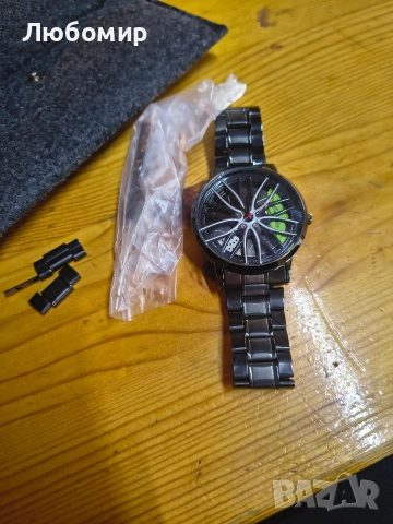 Моден часовник за автомобилни колела, мъжки триизмерен  , снимка 2 - Мъжки - 53172712