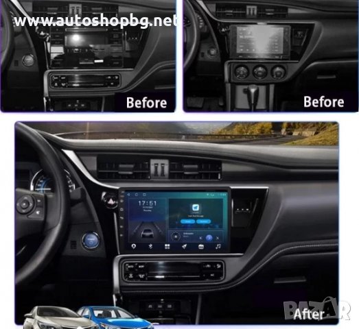 TOYOTA COROLLA Е170/Е180 2017-2019 - 10'' НАВИГАЦИЯ, снимка 5 - Аксесоари и консумативи - 39140484
