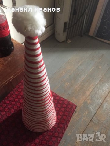 Плюшен конус за маса вис.52/ш.15, снимка 1