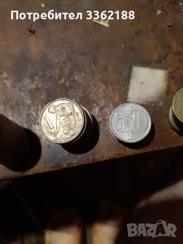 Лот Монети Чехословакия, снимка 2 - Нумизматика и бонистика - 37146138