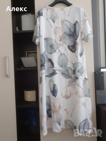 Нежна лятна рокля размер ХЛ , снимка 2 - Рокли - 51593471