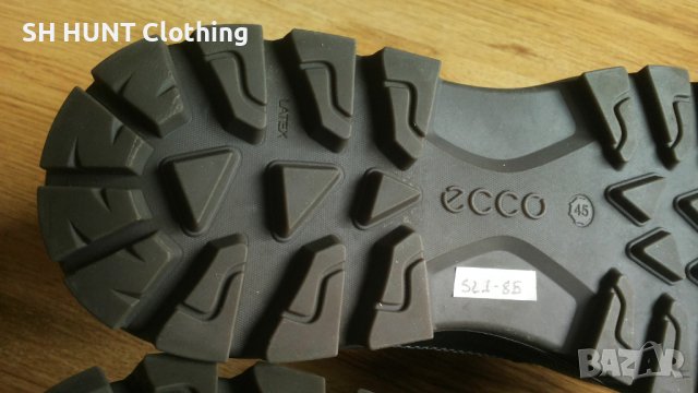 ECCO GORE-TEX Leather Shoes размер EUR 45 / UK 11 обувки естествена кожа водонепромукаеми - 667, снимка 15 - Ежедневни обувки - 43416002