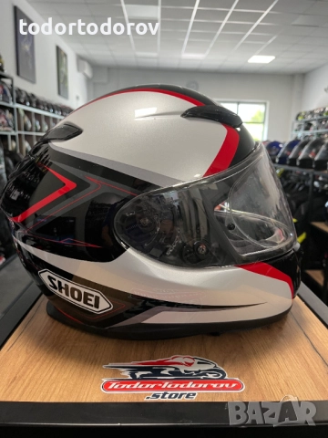 Мото каска SHOEI XR-1100 GENESIS, L 59-60 см,плака против изпотяване, снимка 2 - Аксесоари и консумативи - 51924689