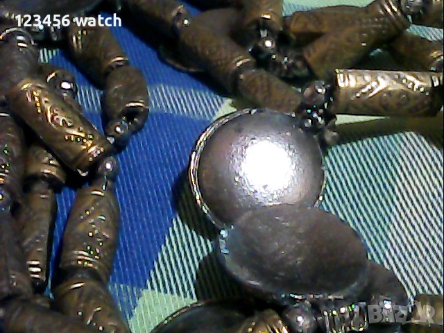 стар позлатан посребрен китаеиски гердан, снимка 5 - Антикварни и старинни предмети - 53600672