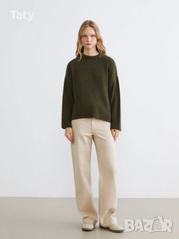 Мекичък зелен пуловер М