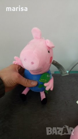 Музикална плюшена играчка Peppa Pig с песничка от филма Прасето Пепа , снимка 3 - Плюшени играчки - 28074331