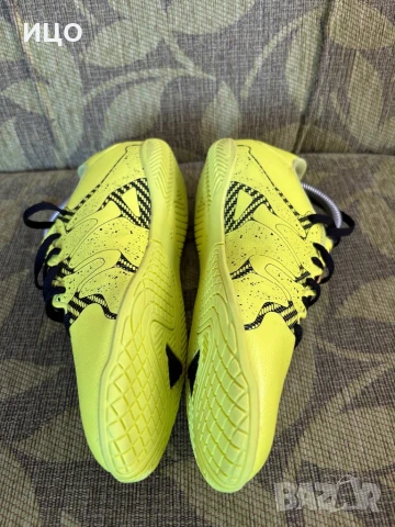 ДЕТСКИ ФУТБОЛНИ ОБУВКИ ADIDAS X 15.4 IN, СЛЪНЧЕВО ЖЪЛТО/ЧЕРНО, снимка 3 - Спортни обувки - 50539244