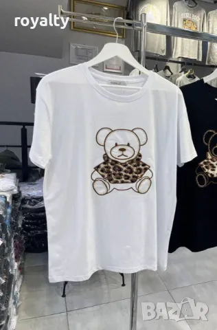 Памучна дамска тениска Teddy Bear , снимка 2 - Тениски - 49713011