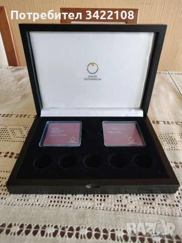 "Климт и неговите жени”,  5 златни монети Proof по 10 грама, Австрия, снимка 5 - Нумизматика и бонистика - 53194544