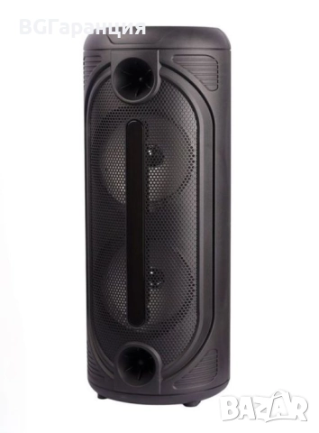 Преносима Bluetooth караоке колонка с два микрофона, снимка 2 - Тонколони - 51788492