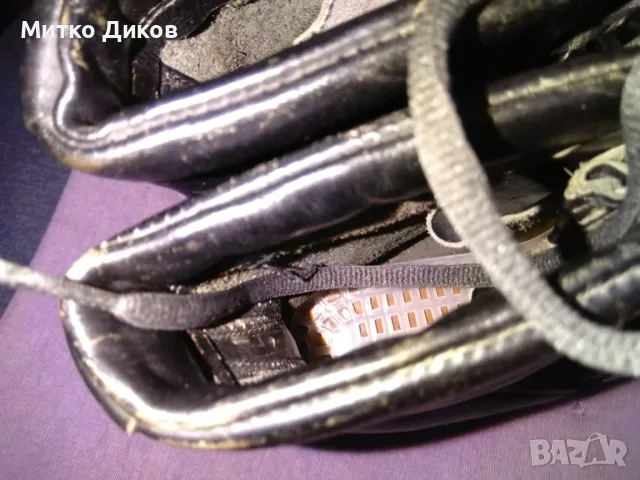 Кубинки офицерски шита подметка естеств. кожа черни от соца отлично състояние I качество размер №42 , снимка 9 - Мъжки боти - 49348902