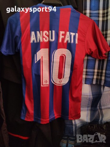 Ансу Фати Барселона Детски Екип + Калци ново 2022 Барса ново Комплект , снимка 4 - Футбол - 36948098