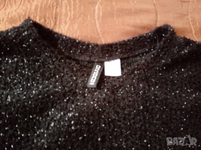 Черна блуза H&M, снимка 2 - Блузи с дълъг ръкав и пуловери - 40610821