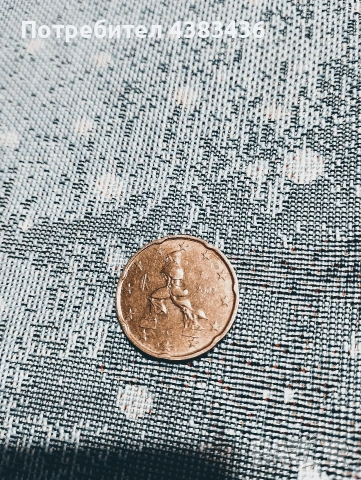 20 евроцента италия, снимка 2 - Нумизматика и бонистика - 53067361