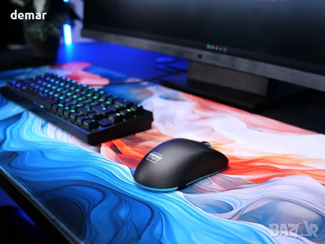 CHERRY XTRFY M68, ултра-лека безжична мишка за игри, 2,4 GHz RF, черна, снимка 5 - Клавиатури и мишки - 48481328