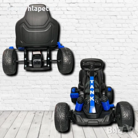 КАРТИНГ С педали TANK G23 С МЕКИ ГУМИ, снимка 7 - Детски велосипеди, триколки и коли - 51038807