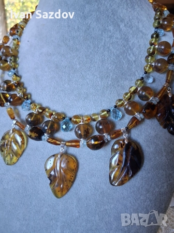 Кехлибарено колие ✨️ГОРСКА ПРИНЦЕСА✨️, снимка 7 - Колиета, медальони, синджири - 52224798