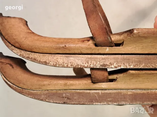 ретро скандинавски кънки за лед  22/6, снимка 3 - Антикварни и старинни предмети - 49251806