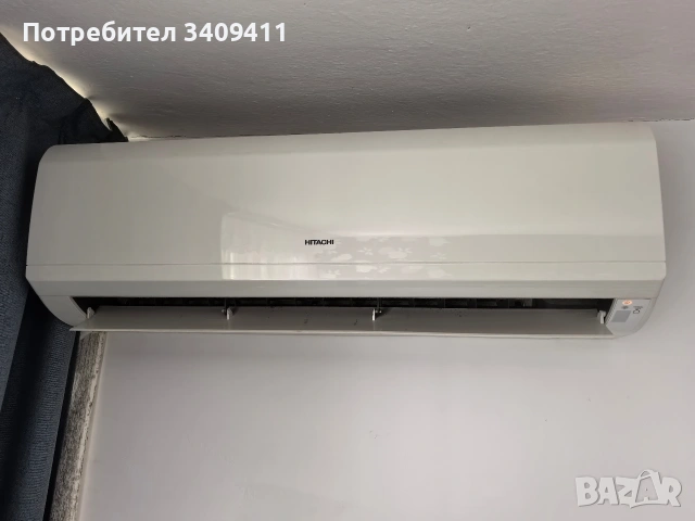 Климатик Hitachi RAC-35WPB / RAK-35PPB – готов за работа, може да се изпробва, снимка 3 - Климатици - 53339143