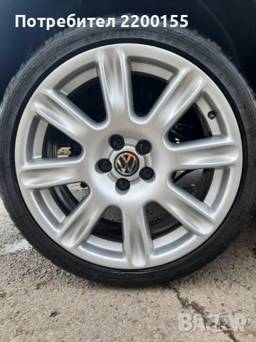 Джанти за фолксваген в много добро състояние. 17 - 5х100 ЕТ 35, снимка 10 - Гуми и джанти - 52351757