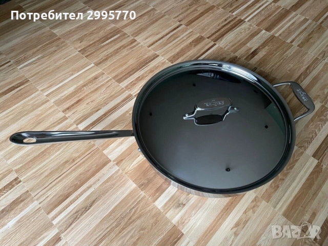 All-Clad , американски професионален тиган, снимка 3 - Съдове за готвене - 52881355