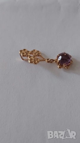 Златна руска висулка, снимка 4 - Колиета, медальони, синджири - 52855090