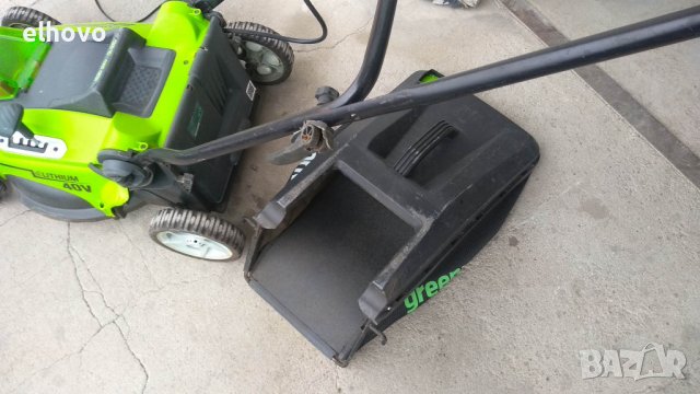 Косачка акумулаторна Green Works 25157, снимка 12 - Градинска техника - 39858888