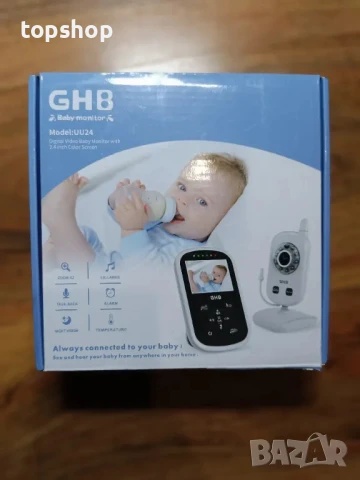 НОВ Бебефон с видео камера GHB UU24, неразопакован, перфектна кутия - само за подарък, снимка 10 - Бебефони - 50525270