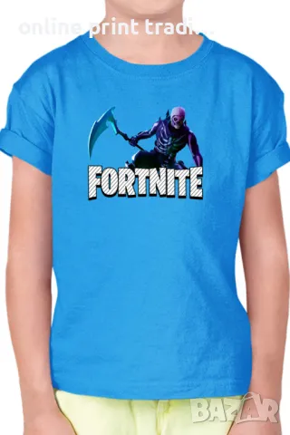 Детска тениска Фортнайт Fortnite Skull Trooper 03, снимка 13 - Детски тениски и потници - 48524418