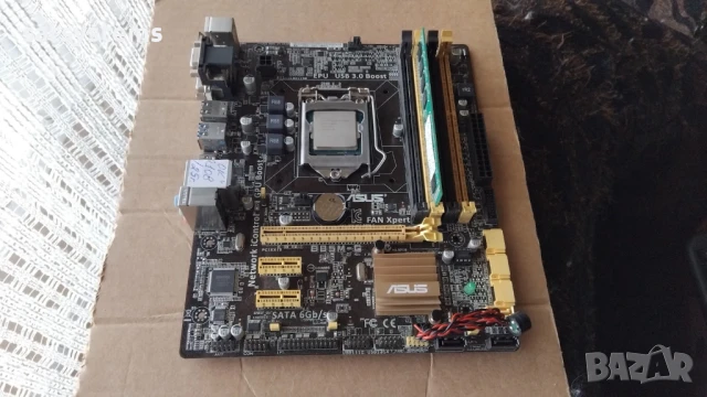 Дънна платка Asus B85M-G Socket LGA1150 CPU+FAN, снимка 3 - Дънни платки - 50850291