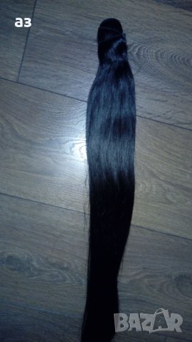 Естествена коса дълга  55 ,60,70см., снимка 4 - Аксесоари за коса - 26412106
