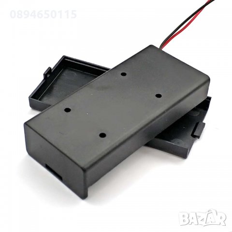 кутия/държач за 2бр батерии 3.7V тип 18650, изход: батерия 7.4V захранване, снимка 3 - Друга електроника - 35113544