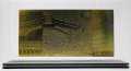 Златна банкнота 1000 Евро в прозрачна стойка - Реплика, снимка 1 - Нумизматика и бонистика - 27074765