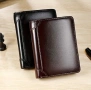 Мъжки удобни кожени портфейли с две лица /Защитени, стилни и елегантни!, снимка 11