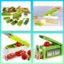 Кухненско Ренде за зеле, моркови с контейнер - Nicer Dicer Plus от 13 части, снимка 1