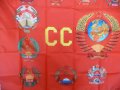 СССР знаме Съветски герб Съветските републики гербове УССР  , снимка 5