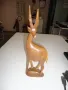 Дървена фигура пластика антилопа газела , снимка 11