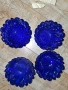 Синьо стъкло 4 бр. купучки, снимка 5