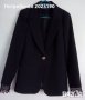 Дамско черно сако с дантела Н&М , снимка 1 - Сака - 42986719