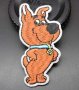 Скуби Ду Scooby Doo емблема апликация за дреха дрехи самозалепваща се картинка лепенка щампа, снимка 2