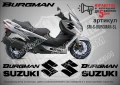 Suzuki Burgman стикери надписи SM-S-BURGMAN-SL, снимка 1