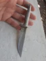 Стар малък български нож ножка орлова глава, снимка 4