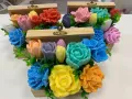 Цветя изработени с глицеринов ароматен сапун , снимка 9