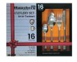 Комплект прибори за хранене Hausberg HB-H49, 16 броя, снимка 1 - Прибори за хранене, готвене и сервиране - 40405511