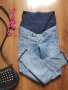 Накъсани дънки за бременни H&M Мama Skinny High Rib р-р 36, снимка 7