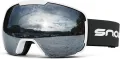 Очила за ски сноуборд Snowledge с UV400 защита, двойна леща с противозамъгляване, съвместими с каска, снимка 1