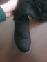Велурени чизми с ресни , снимка 2