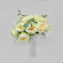 Изкуствени букети с рози и евкалиптови листа – Елегантна украса с дълготраен ефект, снимка 4